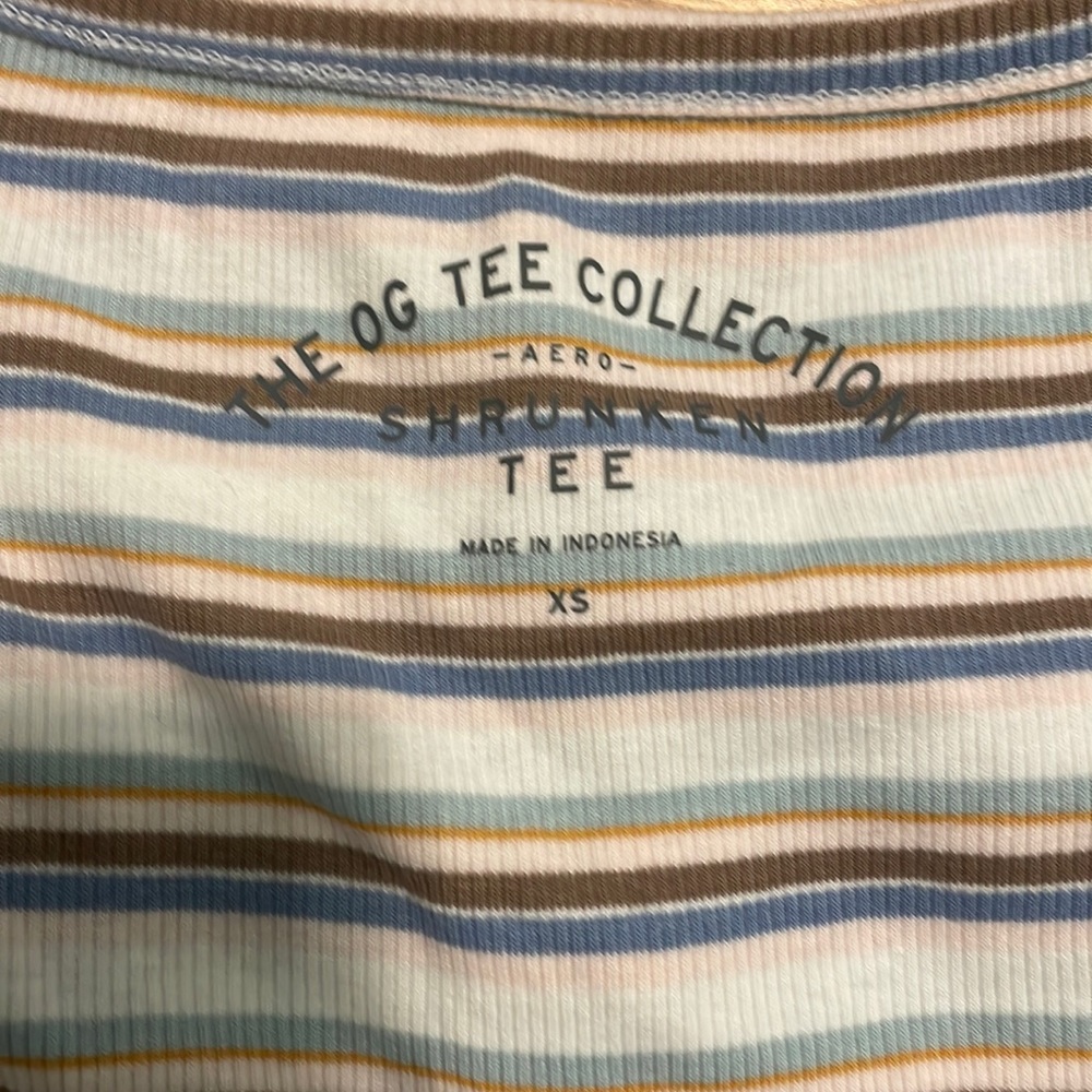 pin striped tee